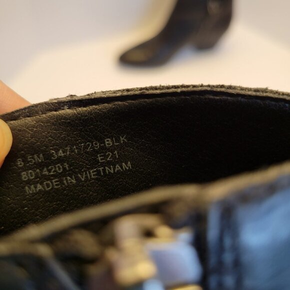 Frye Black Ankle Boots - Size 8.5M - Picture 3 of 11